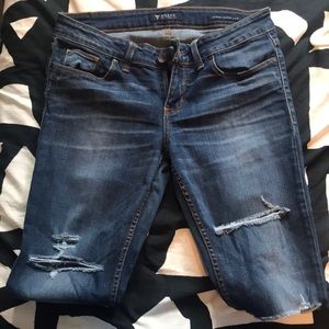 Guess denim ripped skinny jeans